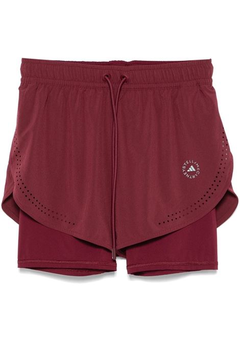 Red TruePurpose running shorts Adidas by stella mc cartney - women ADIDAS BY STELLA MC CARTNEY | Shorts | IW9903BRD